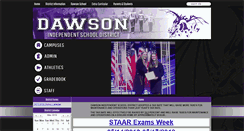 Desktop Screenshot of dawsonisd.us